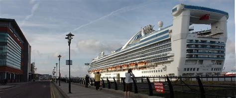 Worlds Largest Passenger Ship The Grand Princess In Liverpool