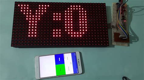 How To Build A Bluetooth Controlled Scoreboard Using Arduino And P10