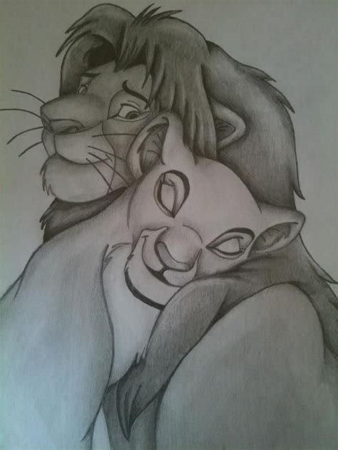 Disney Simba And Nala By Ellie580 On Deviantart Lion King Drawings