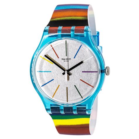 Swatch Suos106 Mosaici And More Colorbrush Womens Swiss Watch