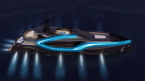 This 138 Foot Superyacht Was Inspired By The Film Tron