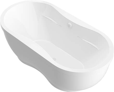 atlantis whirlpools embrace 34 x 71 oval freestanding soaker bathtub 3471as