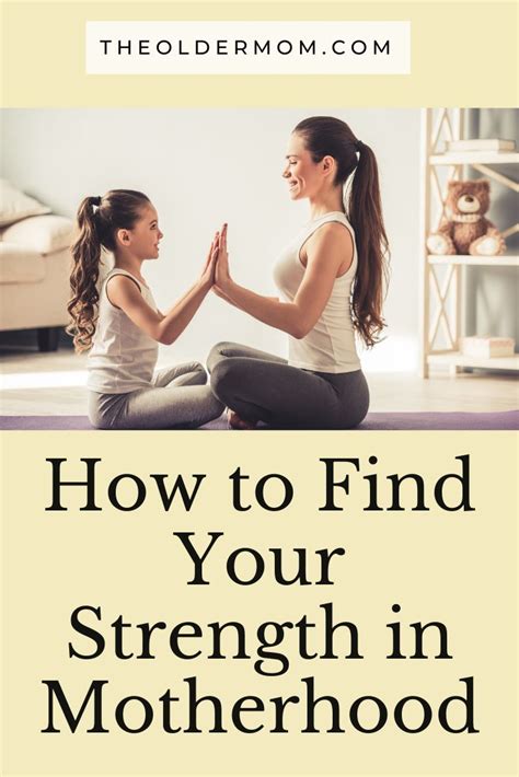 How To Be A Stronger Mom Tips For Staying Strong In Motherhood — The Older Mom Strong Mom