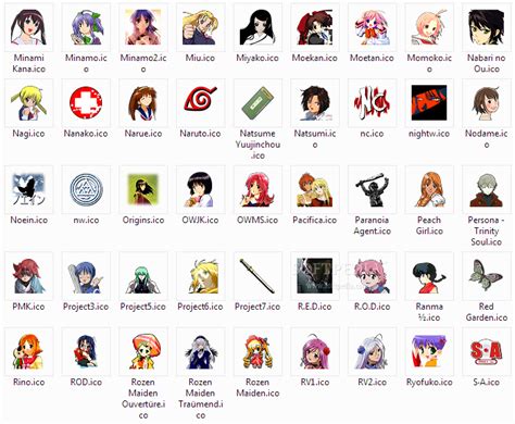 Download Anime Icons Pack 3 Of 6