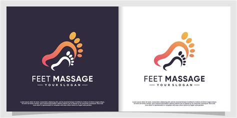 Podiatrist Logo With Creative Element Style Premium Vector Part 2