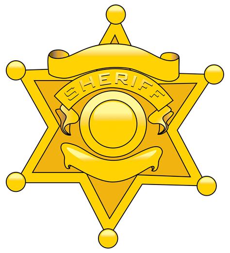 Sheriff Badge Outline