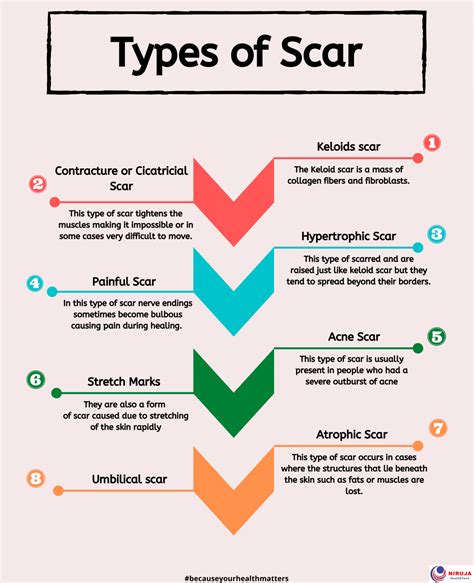 Types Of Scar Types Explained With Infographic