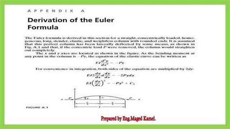 1a Steel Columns And Eulers Formula Part 2