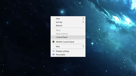 How To Add A Control Panel Shortcut To The Right Click Menu In Windows 10