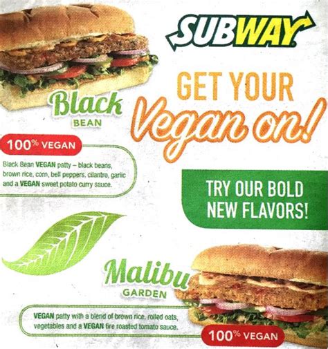 1000 Subways Now Offer Vegan Menu