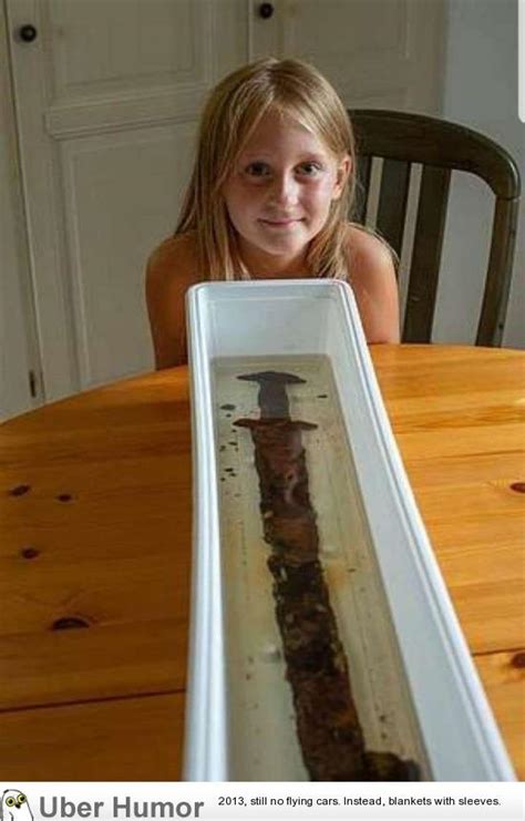 8 Year Old Girl From Sweden Finds 7th Century Sword In Lake Funny