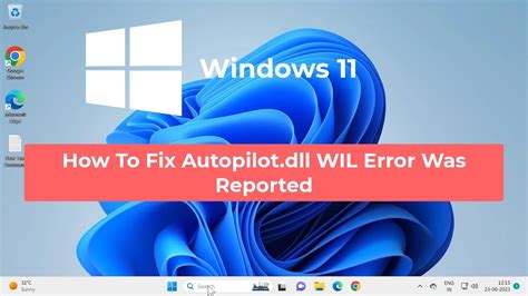 How To Fix Autopilot Dll WIL Error Was Reported In Windows HRESULT X YouTube