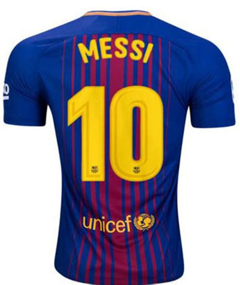 Nike Barcelona 2018 Messi Home Youth Jersey Soccer Plus