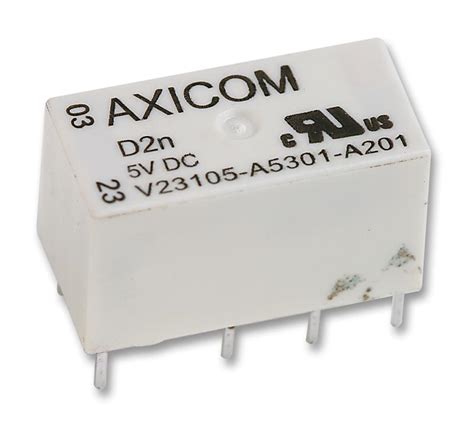 1 1393793 3 Axicom Te Connectivity Signal Relay 12 Vdc Dpdt
