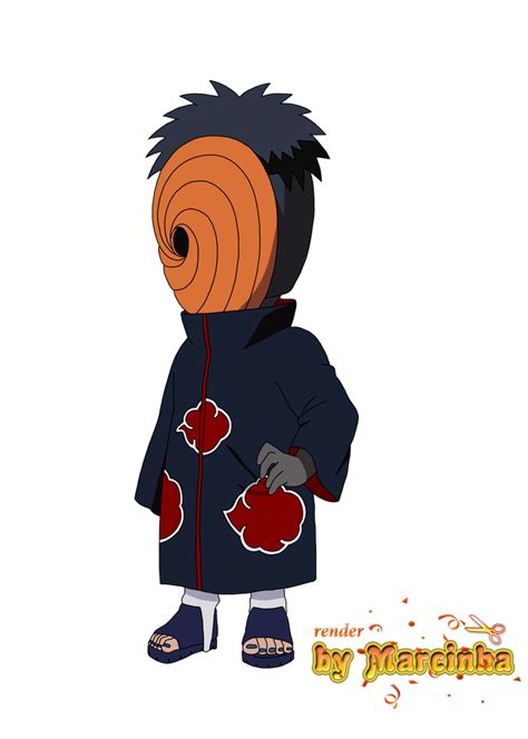 Render Chibi Tobi By Marcinha20 Naruto Uzumaki Shippuden Naruto Cute