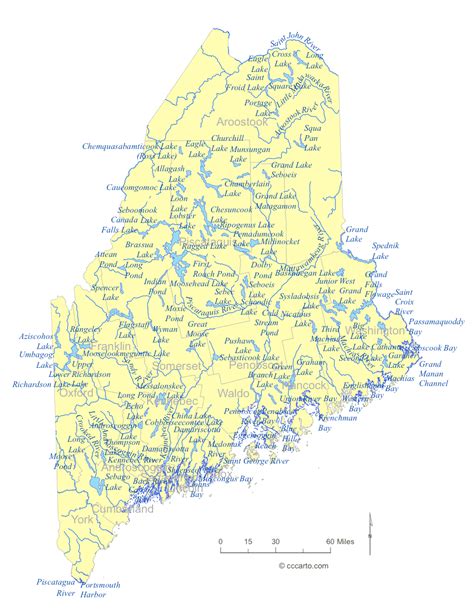 What Are The Major Rivers In Maine