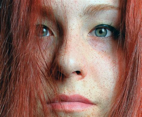 Wallpaper Portrait Ginger Pale Redhead Freckles Miroslavaarcanum