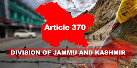 Article 370 And Division Of Jammu And Kashmir Gd Topics 2021