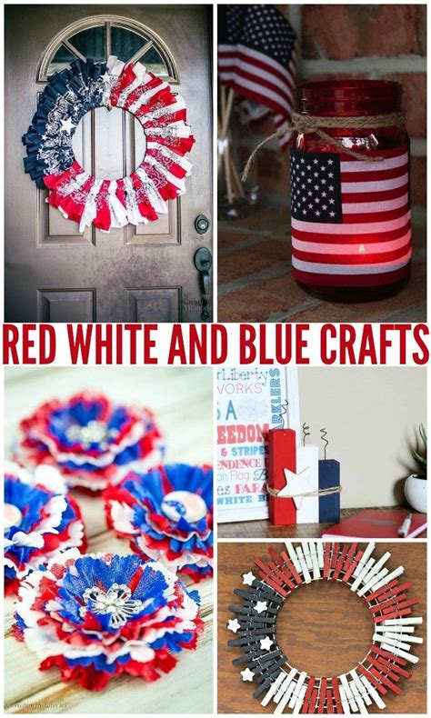 Red White Blue Crafts For Your Home Barefoot Budgeting Blue Crafts