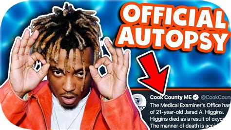 Juice Wrld Cause Of Death Officially Released Youtube