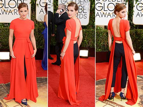 Emma Watson Owns Golden Globes Red Carpet Guardian