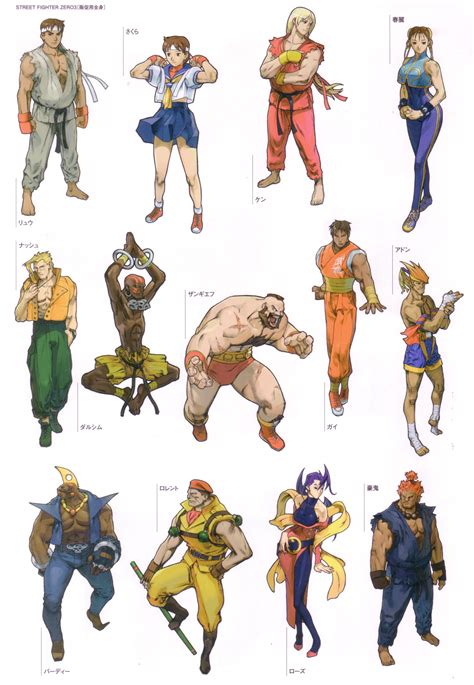 Street Fighter Game Characters
