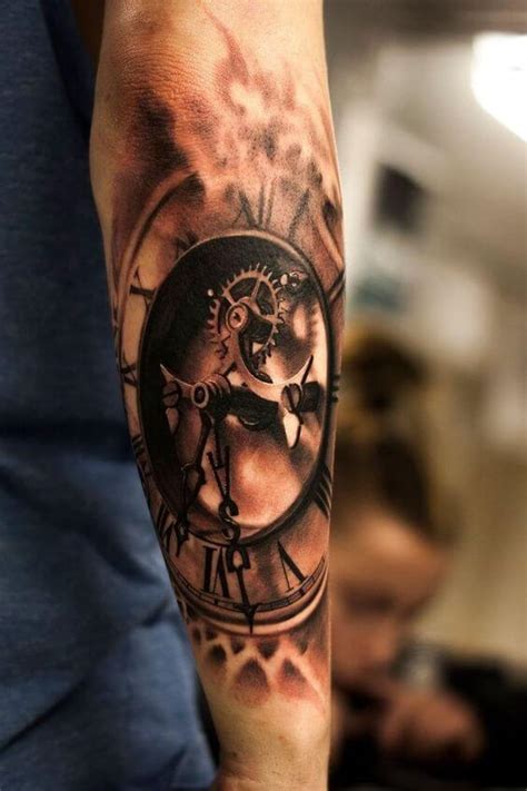 Clock Tattoos For Men Ideas And Designs For Guys