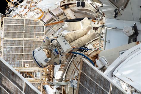 Cosmonauts Finish Spacewalk To Prepare Russian Segment Of International Space Station
