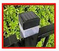 Wrought iron components, wrought iron hardware for gates, wrought iron fence gate hardware panels, wrought. 2''x 2'' Inch Square Solar Fence Post Cap Light For Iron ...