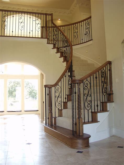 This Staircase Design Was Created Using Twist Series Balusters The