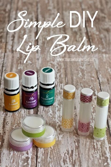 How To Make Your Own Lip Balm Thats What Che Said