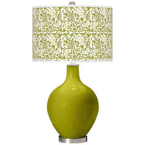 #acbf60 rgb(172,191,96) middle green yellow. Olive Green Gardenia Ovo Table Lamp - #53P34 | Lamps Plus