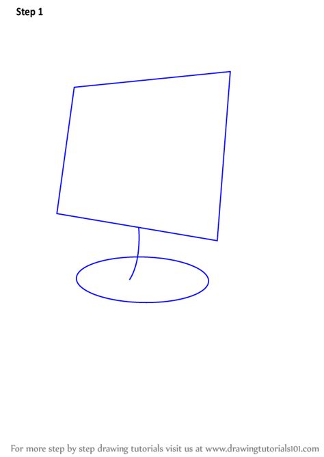 Rather than choosing a kitchen template, we'll start with a basic room shape. Learn How to Draw a Computer for Kids (Computers) Step by ...