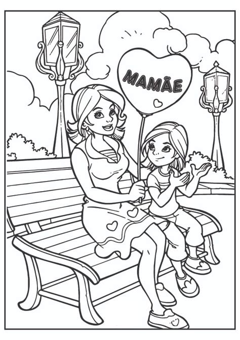 Desenhos de Mamãe e Bebê para Colorir e Imprimir ColorirOnline Com