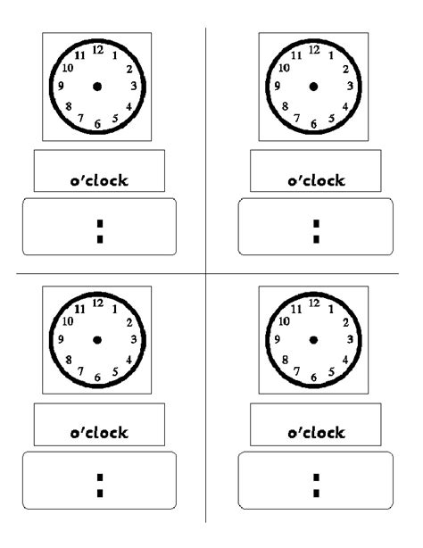 Blank Clock Face Worksheets To Print 101 Activity