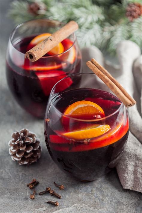 Heartwarming Mulled Red Wine Vibrant Plate