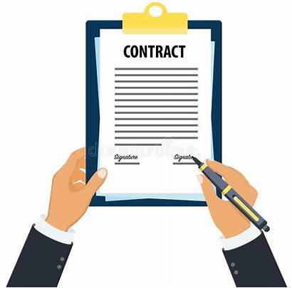 Signing Document Het Contract Firma Uitvoerende Deed