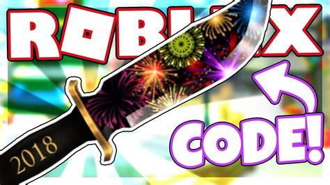 Codes are mostly always given away at nikilis's twitter page. CODE How to get the 2018 KNIFE | Roblox Murder Mystery X ...