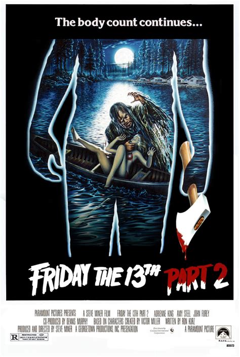 Friday the 13th part 2 received generally negative reviews, and was less financially successful than the first film, grossing $21.7 million in the u.s. Friday 13th part 2 Poster Reconstructed Using Original ...