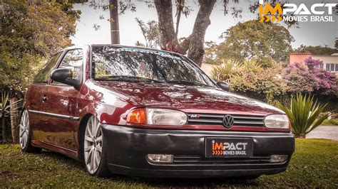 VW Gol G2 Bola Rebaixado Com Rodas Gol G5 Aro 17 Suspensão Rosca