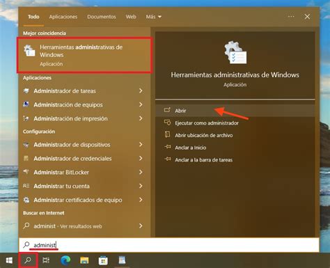 Cómo Acceder A Las Herramientas Administrativas En Windows 10 Winnotas