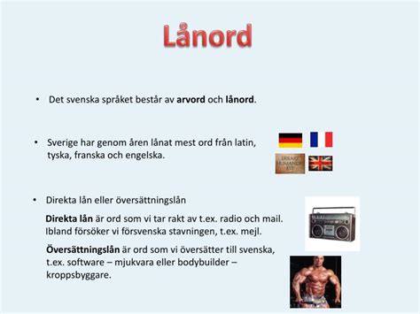 Ppt Lånord Powerpoint Presentation Id1906436