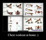 Chest Workout Exercises At Home Pictures