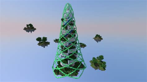 Spiralcraft Sky Tower Fully Explorable Minecraft Map