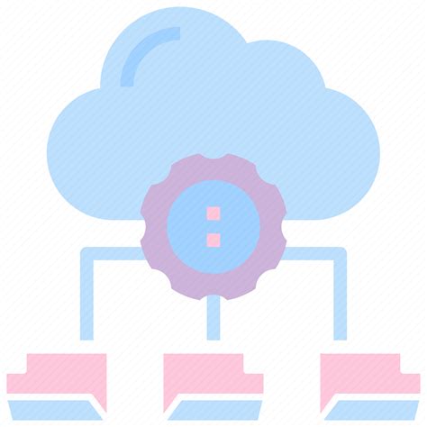 Cloud Folder Data Computing Deploy Storage Scalability Icon