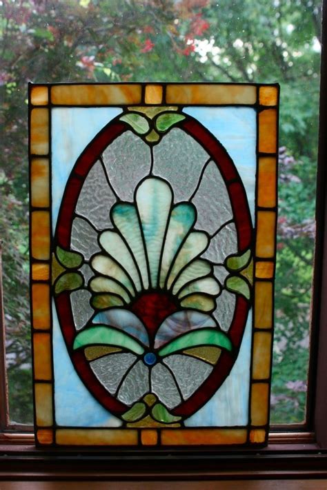 Antique Arts And Crafts Stained Glass Windows Glass Designs