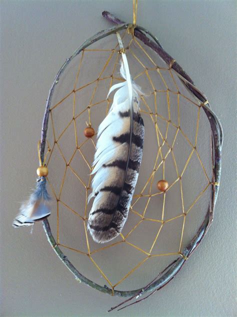 Traditional Dream Catcher With Feathers And Beads