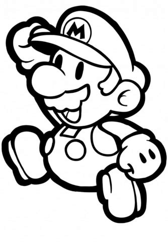 This article brings you a number of super mario coloring sheets, depicting them in both humorous and realistic ways. Paper Mario coloring page | Free Printable Coloring Pages