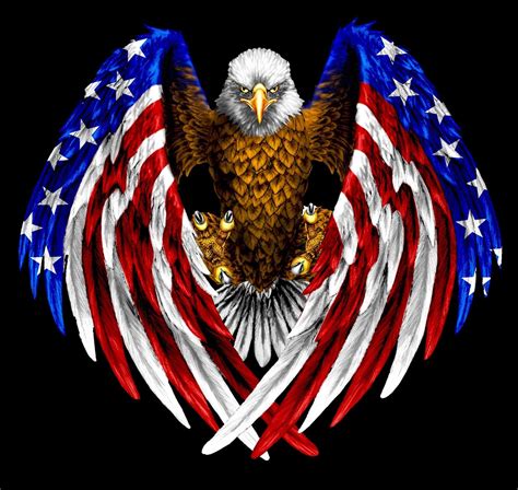Patriotic Bald Eagle Wallpapers Top Free Patriotic Bald Eagle