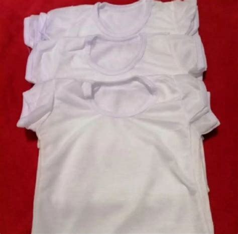 12pcsinfant Plain White T Shirt0 12months Lazada Ph